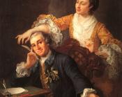 威廉 荷加斯 : David Garrick and his Wife